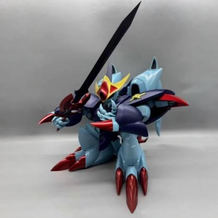 CR02 鐵甲萬能俠放大版大魔神Z 暗黑版透明版帶地臺合金成品
