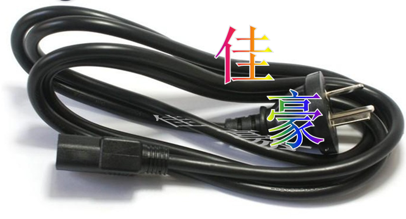 Applicable printer power cord server computer power cord pinword national standard three-hole power supply plug line-Taobao