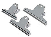 Mountain-shaped stainless iron clip reinforced steel clip bill clip long iron clip sub-stationery bill clip financial bill clip newspaper clip