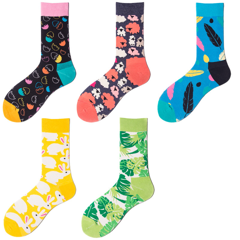 Clearance Sale Cross-Border Large Flamingo Colorful Unisex Mid-High Cotton Socks Trendy Socks Easter Egg Sports Socks Clearance Sale Cross-Border Large Flamingo Colorful Unisex Mid-High Cotton Socks Trendy Socks Easter Egg Sports Socks