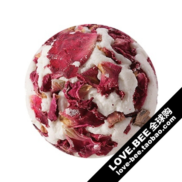 Three (spot) UK Bomb Diffuse Rose Nourishing Essential Oil Ball Bath Ball Bubble Bomb