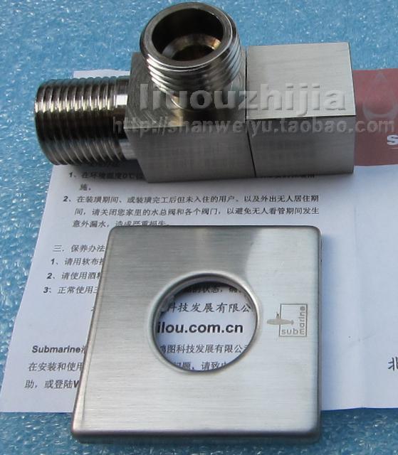 Diving Boat F304 Matt Wire Drawing Angle Valve Water Intake Valve Tap Toilet