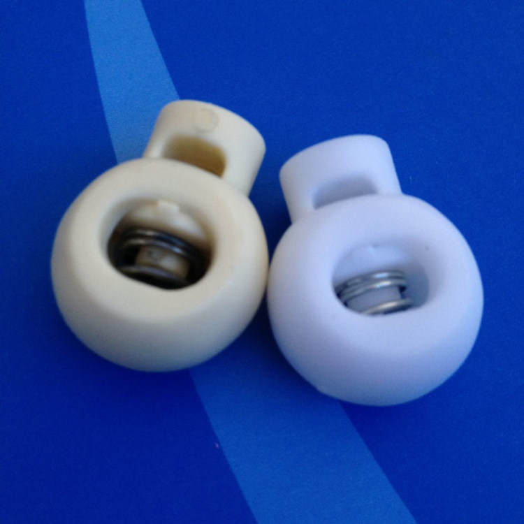 Plastic opening ring nylon by buckle pull rope Elastic Catch with rope Fixed Lock Rope cord Rope With Plastic Buckle