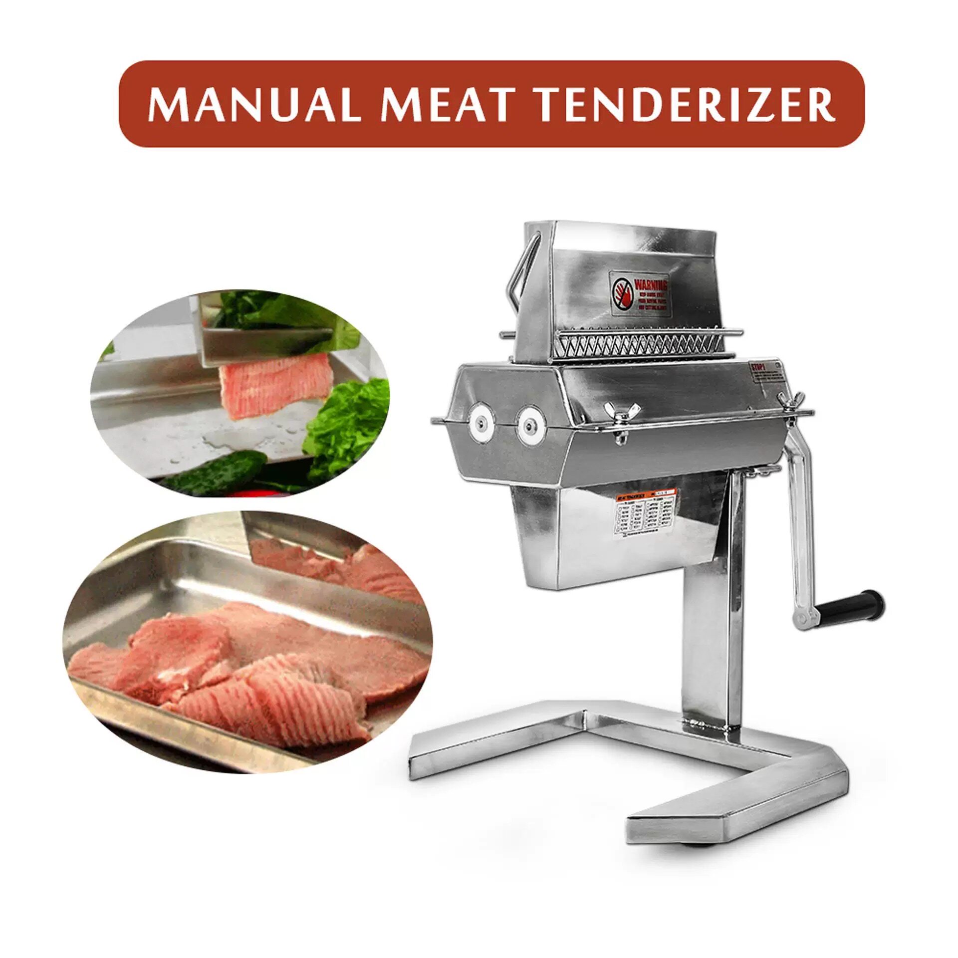 Тендер машины 肉排电动 松肉机商用嫩肉机打肉机不锈钢切肉机电动嫩化机松肉锤 OTHER