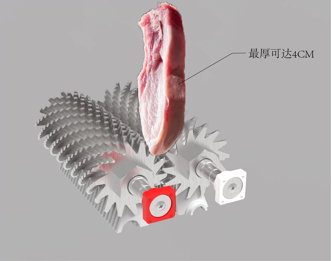 Тендер машины 肉排电动 松肉机商用嫩肉机打肉机不锈钢切肉机电动嫩化机松肉锤 OTHER