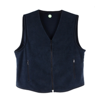 Autumn and winter fire flame blue olive green Tibetan warm middle-aged and elderly cold-proof zipper velvet vest horse clip