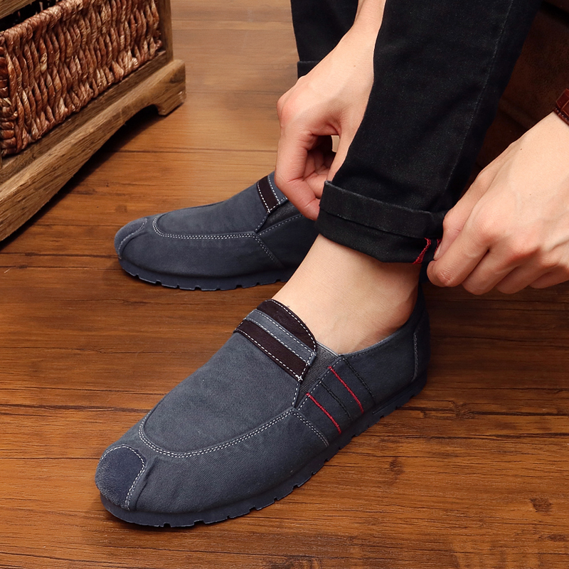 Mùa thu đông 2018 mới giày vải Bắc Kinh nam cộng với giày nhung cotton giày vải nam giày khử mùi mềm đế mềm giay the thao nam 2021