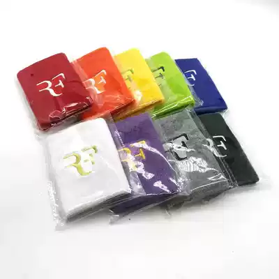RF Federer cotton wristband male Women basketball badminton tennis football sweating sweat absorption protective gear
