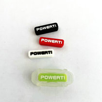 POWERTI transparent simple tennis racket shock absorber shock absorber silicone embedded stable shock absorber
