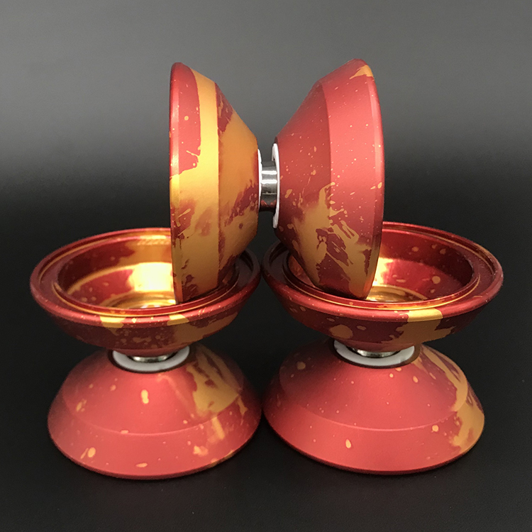 Hết in hợp kim đầy màu sắc Yo-Yo vua nhàn rỗi kim loại yo-yo người mới tham gia cuộc thi phụ kiện bóng yoyo đồ chơi