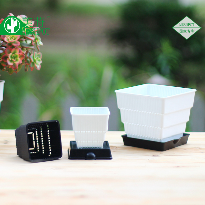 Meiji square root-controlled flowerpot breathable and root-increasing to promote growth succulent orchid dendrobium cactus summer artifact