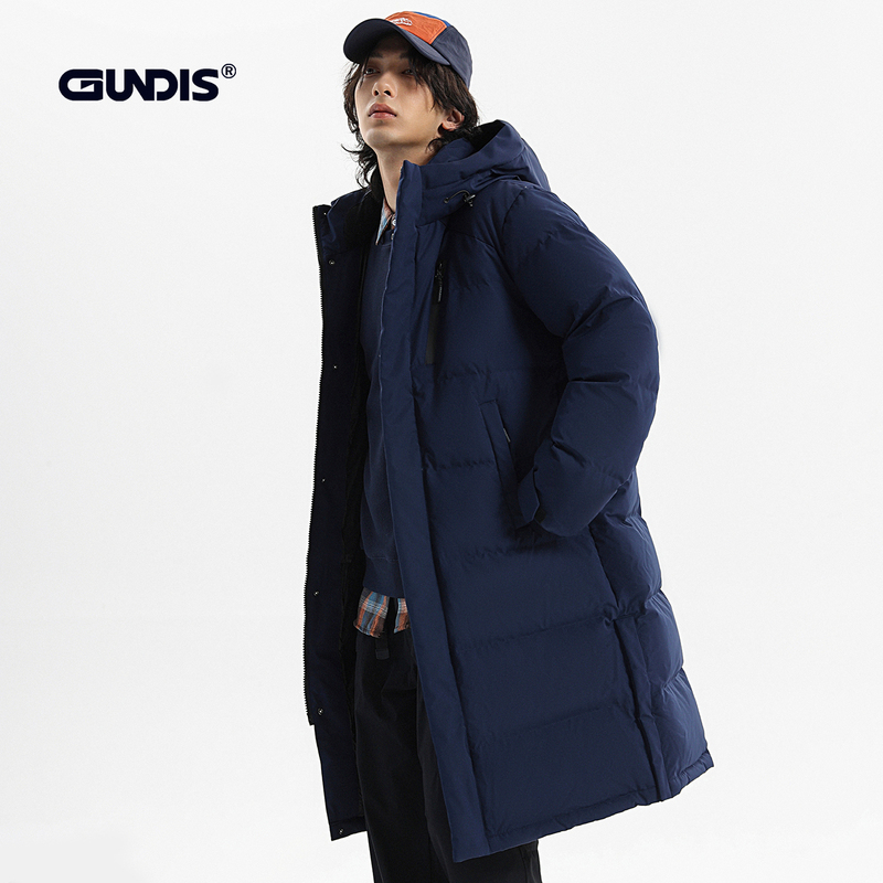 Extreme Cold Goose down Jacket for Men, Mid-Length, 2025 Winter New Style, Outdoor Thickened Over-The-Knee Unisex Coat