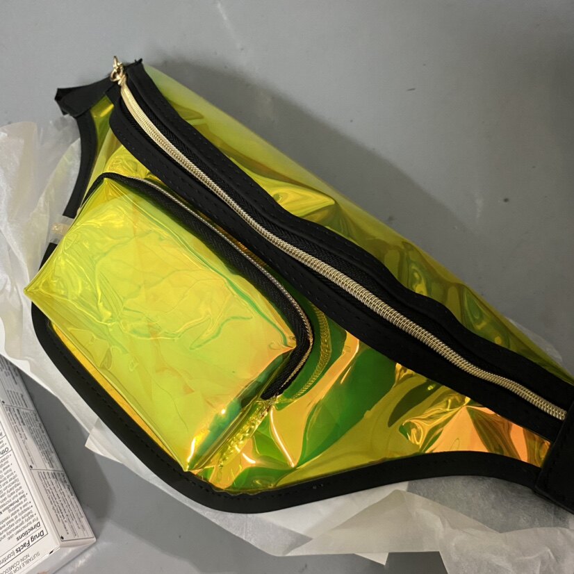 Lancome Lancome Jelly Transparent Chest Bag Waist Bag Shoulder Messenger Bag