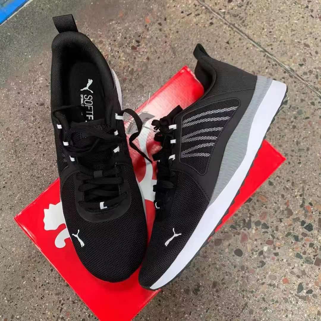 PUMA Puma men sneakers 100 lap comfort light net face casual running shoes abrasion resistant and breathable 1398205