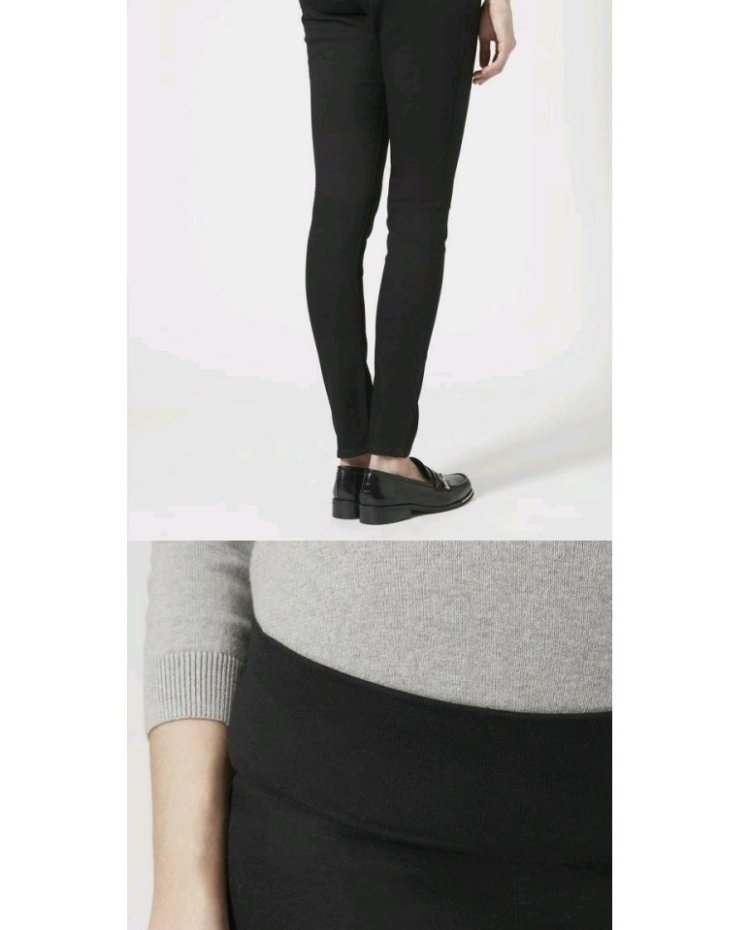 Gạo có thể được mua trong quần jean joni của Anh TOPSHOP [phụ nữ mang thai] quần bò chun