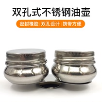 Double body metal oil pot oil painting oil painting paint oil painting painting oil painting frame art supplies