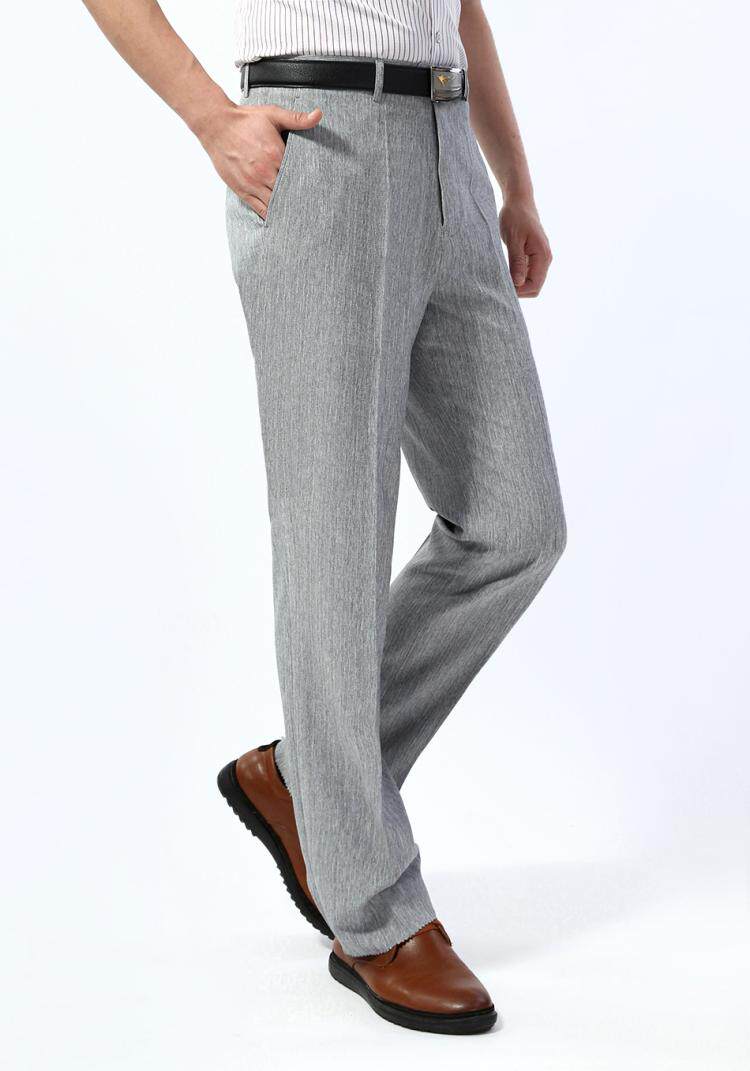 Pantalon droit en chanvre pour été - Ref 1466167 Image 12