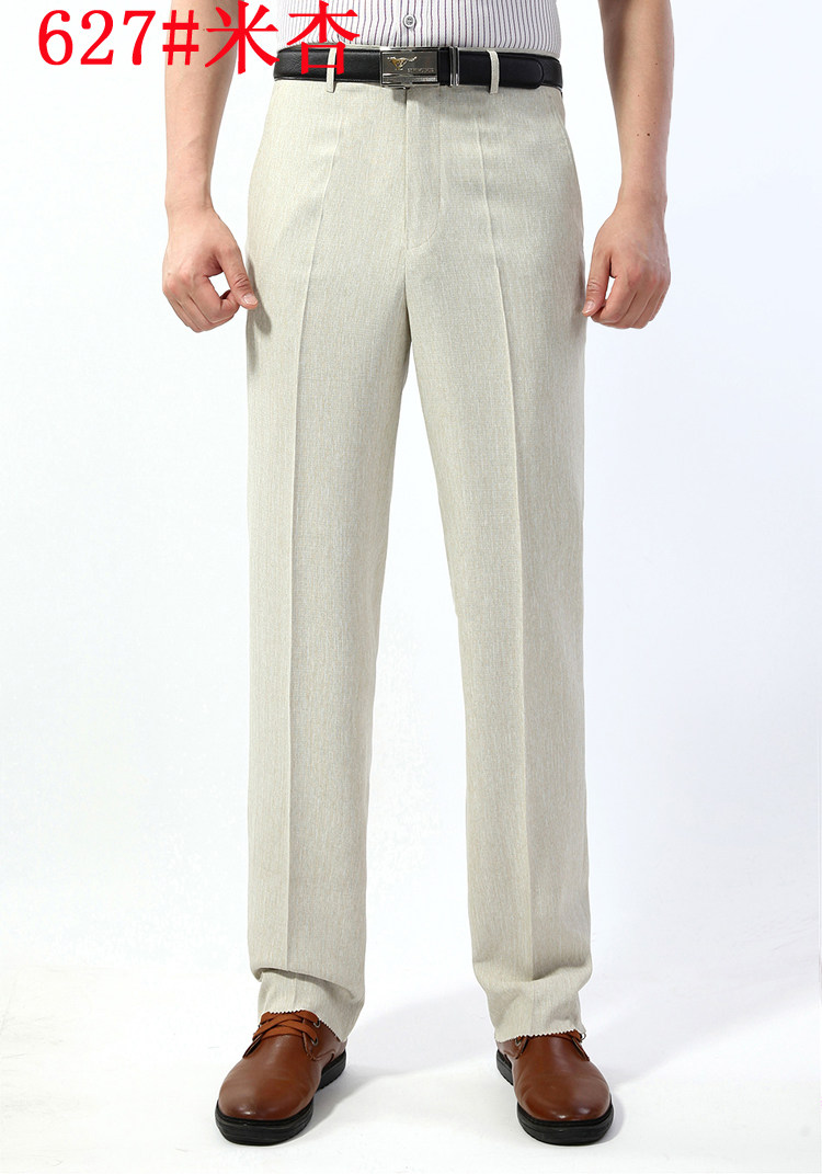 Pantalon droit en chanvre pour été - Ref 1466167 Image 16