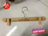 Solid wood trouser rack Trouser clip Creative hangers Drying hangers clothespins
