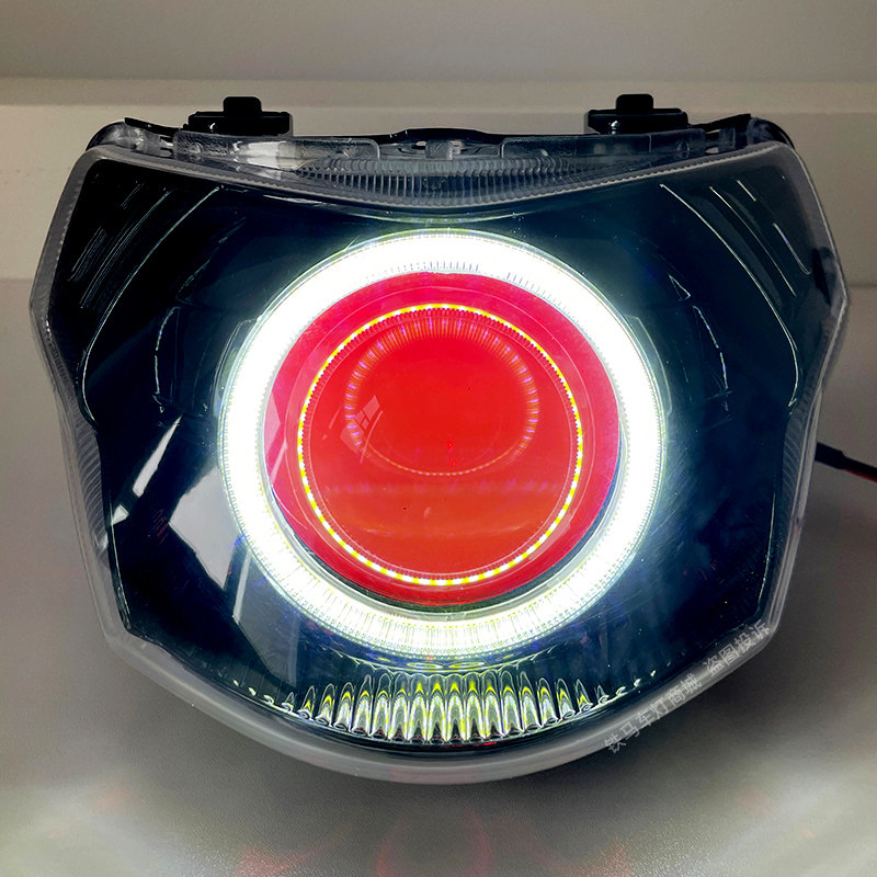 Applicable Fohee AS125 headlight assembly New electric spray Yamaha Jubilee 125 Night walker LED lenses retrofit-Taobao