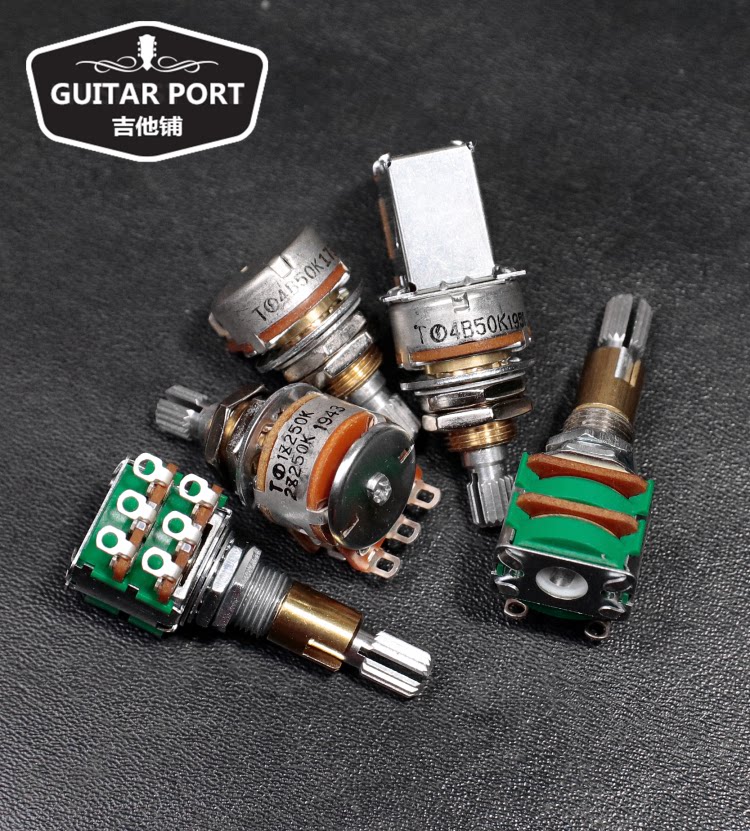 Guitar bass circuit TQ A25k x2 B50K 250k 250k coulidar potentiometers