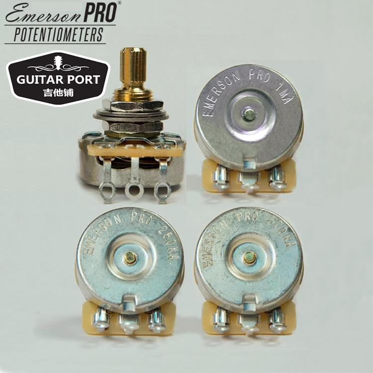 CTS Emerson Emerson 250k 500K 1000K axis guitar bass bass potentiometer