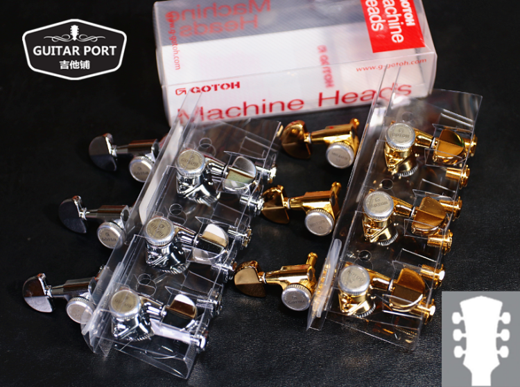 Original installation Nissan GOTOH SG301-20 MGT 3x3 Guitar Self-Locking Piano button Volume stringers
