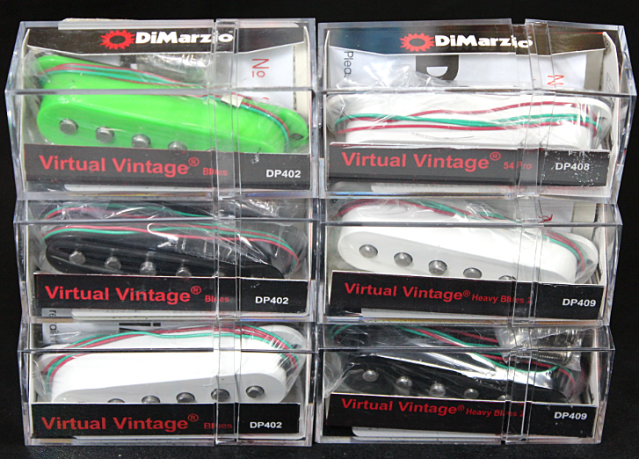 DiMarzio DP402 DP408 DP409 DP409 Virtual Vintage Guitar Low Noise Single Pickup