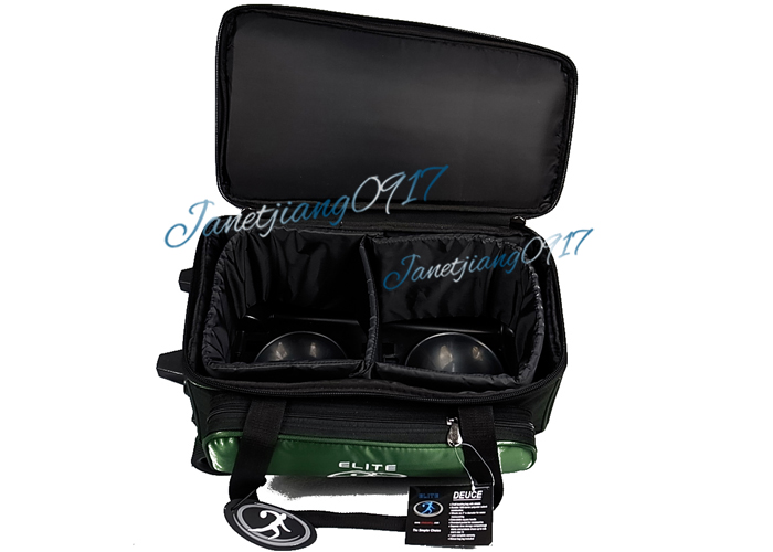 Hoa Kỳ ELITE ưu tú 1680 tiêu chuẩn que đôi bóng túi đôi bóng túi bowling túi ~ 8 màu màu xanh đậm 	mua giày chơi bowling