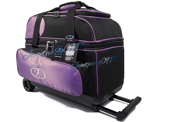 CHÚNG TÔI ELITE Elite 1680 Xe Đẩy Tiêu Chuẩn Đúp Bóng Gói Túi Bowling Tay Nghề Tinh Tế 8 Màu Tím bộ đồ chơi bowling enfa	