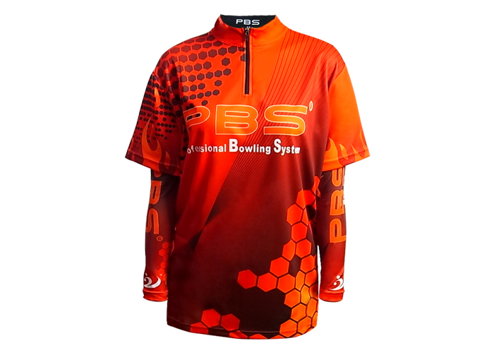 Quần áo thể thao bowling chuyên nghiệp PBS áo sơ mi bowling chơi quần áo màu đỏ bộ adidas hồng