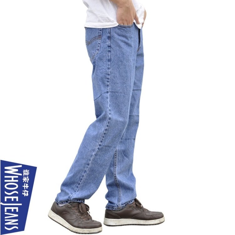 Winter Thick Multi-Pocket Tapered Traditional Jeans Business Style Slim-Fit Jeans Classic Carrot-Shaped Plus-Size Pants for Men Trendy