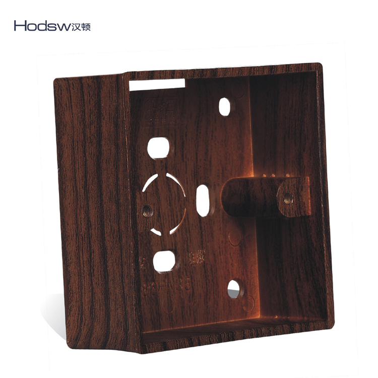 Retro wood grain color 86 Type of clear fit bottom case wall Protruding Case Walnuts Wood Color Wiring Clear Wire Box Junction Box Junction Box