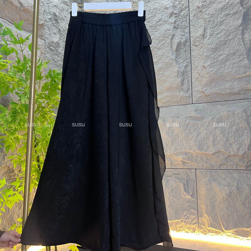 246/Black Elegant Versatile Slimming Fashionable Intellectual Beautiful Charming and Graceful Pants 246/Black Elegant Versatile Slimming Fashionable Intellectual Beautiful Charming and Graceful Pants