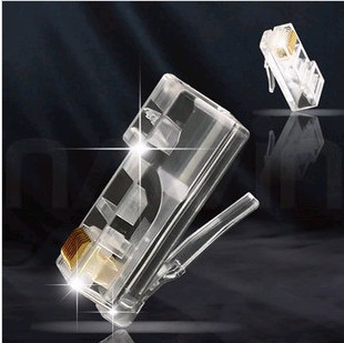 Ultra - five high - quality RJ45 crystal head network crystal head 8P8C crystal head