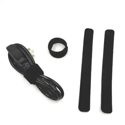 Clearance Velcro cable tie with shooting hook back to back to back cable tie wire cable tie