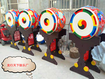 Korean decorative drums long drums round drums Korean cuisine barbecue shops decorations ornaments Korean painted drums