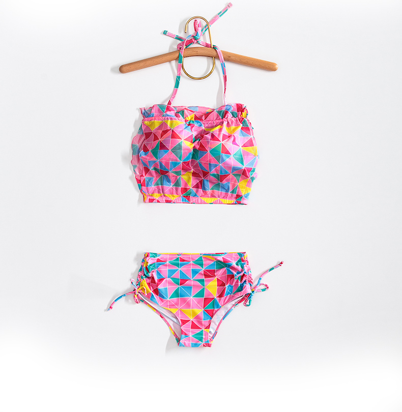Bộ đồ bơi nữ ba mảnh 2018 mới bikini nữ ngực nhỏ tụ tập gợi cảm Hàn Quốc suối nước nóng nhỏ nước hoa nữ - Bikinis đồ bơi nữ dạng quần váy