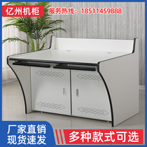 Luxury monitoring console Command center Double triple five multi dispatch center console Stainless steel