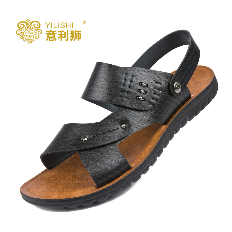 YILISHI Ý sư tử dép nam cha giày 29 nhân dân tệ bị phá vỡ mã giải phóng mặt bằng (không vấn đề chất lượng không được hoàn lại) dép quai hậu nam