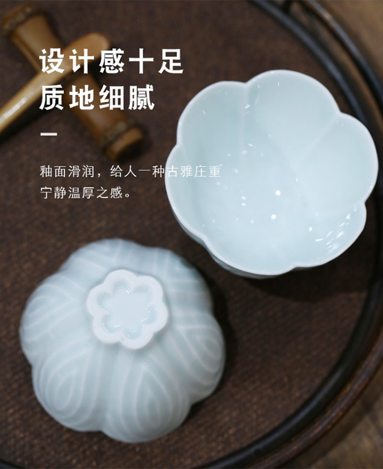 Jingdezhen ceramic kung fu tea cup single master cup single CPU BeiYing manual single small cup tea green home