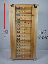 With password lock solid wood flannel glasses display box optical rack display cabinet sunglasses storage cabinet removable