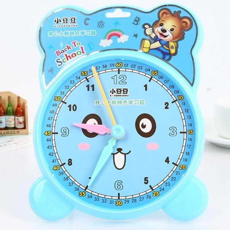 Large Number Watch Teaching Aids Elementary School Students Kindergarten Clock Teaching Aids Children Learning Time Alarm Clock Model Mathematical Teaching Aids