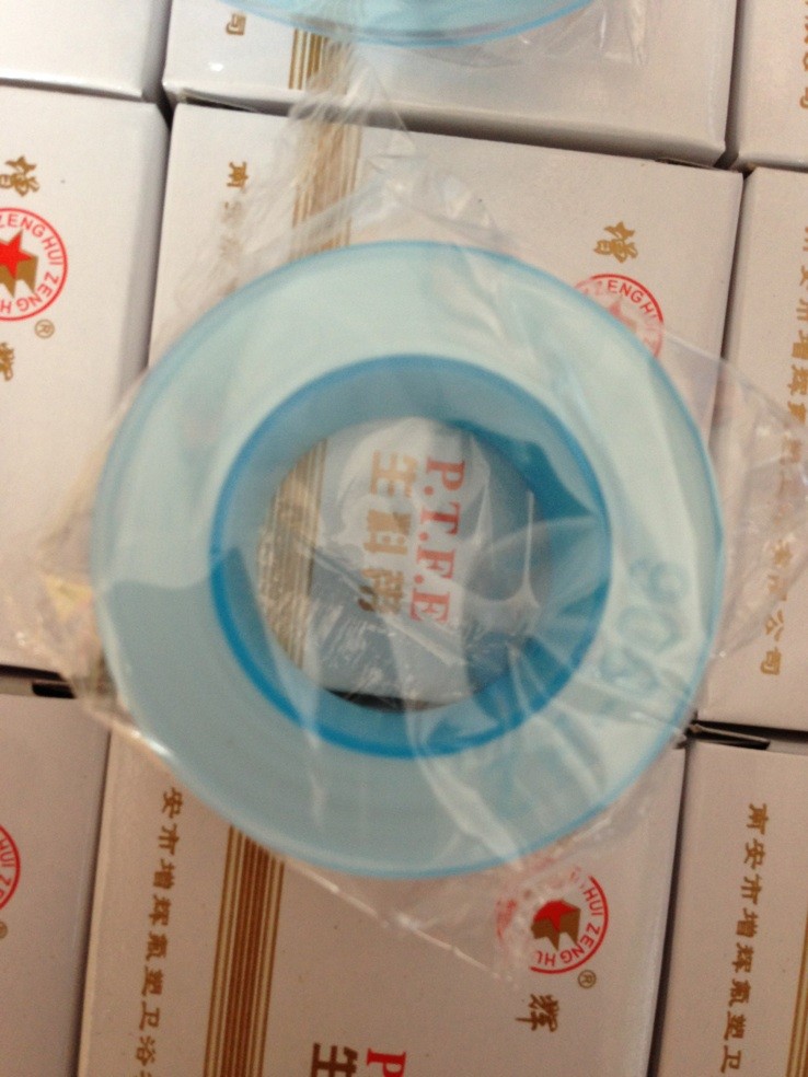 Raw material with water rubberized rubberized PTFE threaded sealing with thickened widened tap accessories