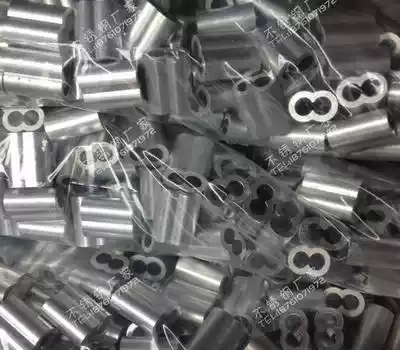 4mm wire rope aluminum sleeve 8-shaped aluminum sleeve M4 double-hole aluminum sleeve aluminum buckle aluminum card aluminum chuck