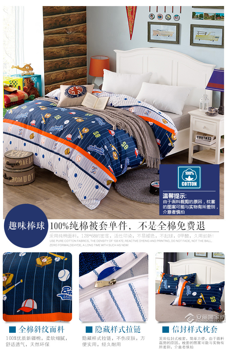 Bông đôi chăn che con duy nhất duy nhất cao đẳng ký túc xá bông sheets quilt bộ đồ giường giải phóng mặt bằng