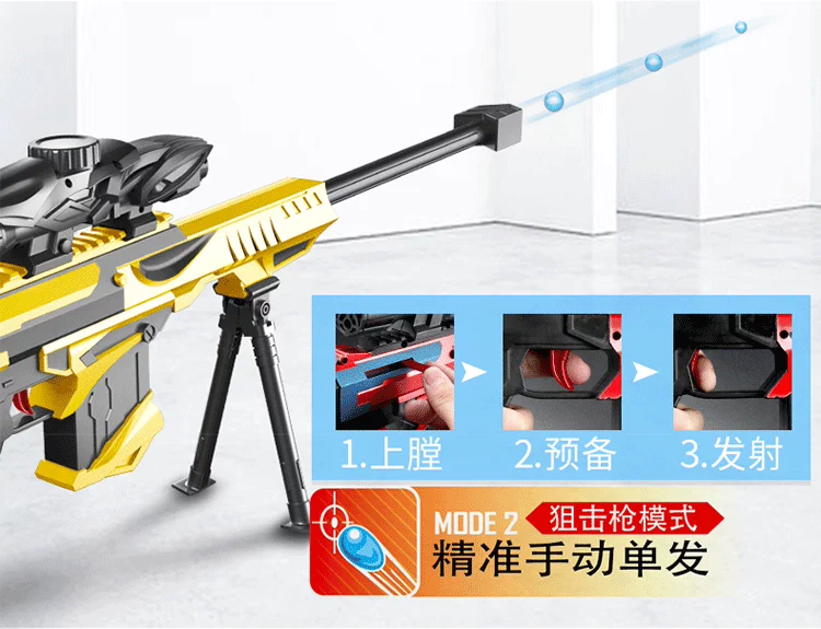 Súng đồ chơi trẻ em Barrett đập bom nước để chộp lấy đội trưởng thủ công thậm chí có thể phóng qua cậu bé đường lửa đồ chơi cho trẻ 3 tuổi