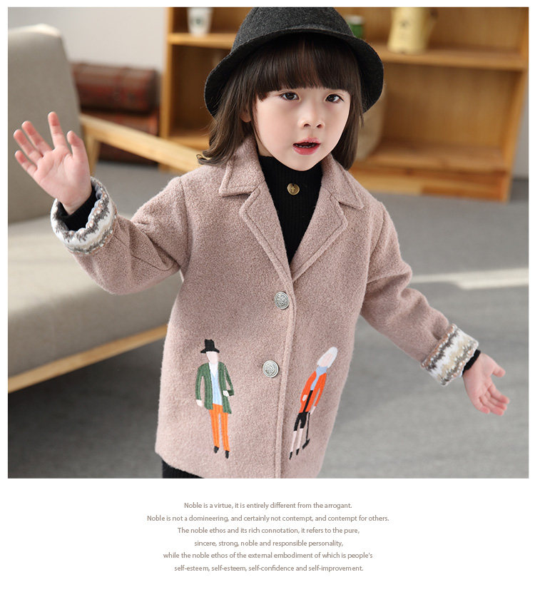 Manteau pour fille en laine - Ref 2162253 Image 19