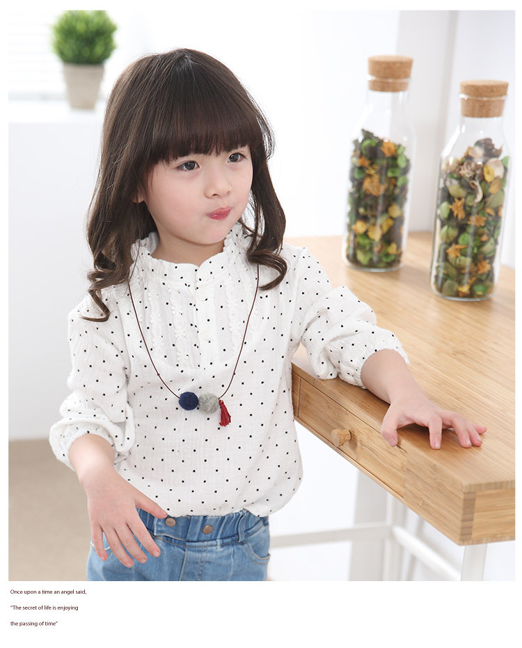 Chemise fille à manche longue - Ref 2084878 Image 14