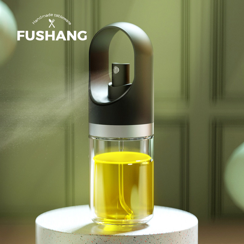 Household oil spray bottle kitchen oil spray pot fat-reducing glass oil pot spray leak-proof atomized soy sauce vinegar barbecue oil spray pot
